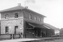 der Bahnhof in den 1920er Jahren